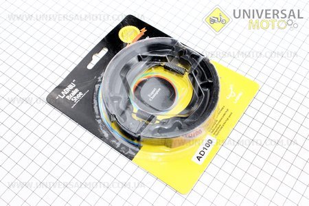 Гальмівні колодки барабанні Suzuki LET'S / AD100, D=105мм. LAONIU (Запчастини до японського скутера / UM3314-V50)