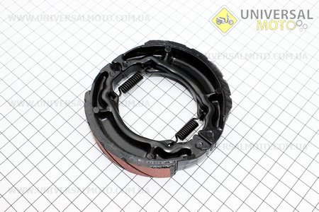 Гальмівні колодки барабанні Suzuki LET'S / AD100, D=105мм. LAONIU (Запчастини до японського скутера / UM3314-V50)