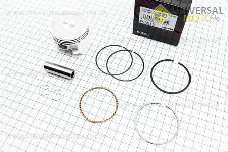 Поршень, кольца, палец к-кт Suzuki VECSTAR AN125 52мм +0,50 (палец 14мм)