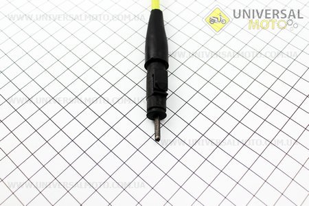 Трос спідометра Honda DIO ZX AF28/35 (з клямкою квадрат-квадрат, жовтий) (трос 87см; кожух 83см). Китай (Запчастини до японського скутера / UM3315-V33)