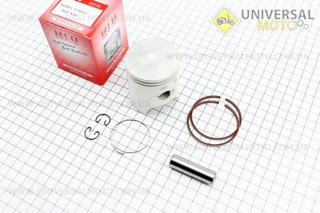 Поршневий комплект (поршень, кільця, палець) Honda LEAD100 51мм STD (палець 13мм) Тайвань. MSU (Запчастини до японського скутера / UM3315-V78)