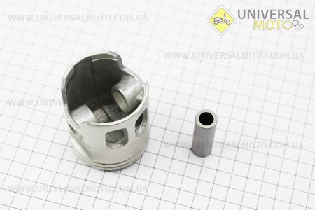 Поршневий комплект (поршень, кільця, палець) Yamaha BWS100 52мм +0,50 (палець 14мм) Тайвань. MSU (Запчастини до японського скутера / UM3315-V98)