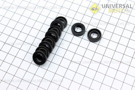 Сальник 9*16*4 комплект 10 штук (насоса масляного DIO). DDL (Скутер Honda DIO \ UM3316-V65)