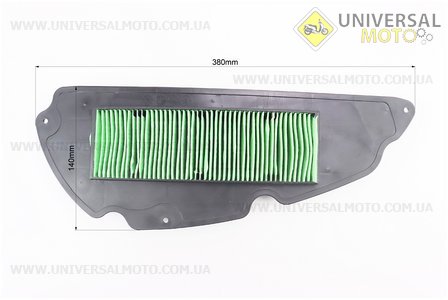 Фільтр-елемент повітряний (пластик) Honda SH300. Китай (Запчастини до японського скутера / UM3316-V83)