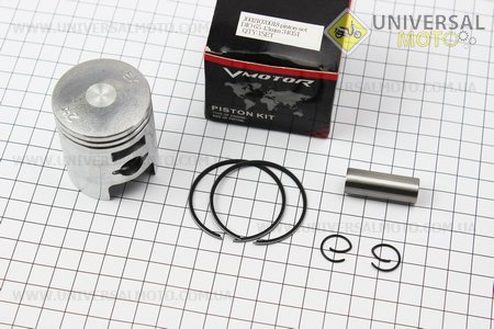 Поршень, кольца, палец комплект Honda DIO65 43мм STD (палец 12мм). Viper (Скутер Honda DIO \ UM3317-V18)