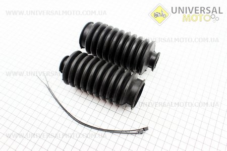 Гофра амортизаторов передних Honda DIO комплект 2 штуки. Китай (Скутер Honda DIO \ UM3317-V42)