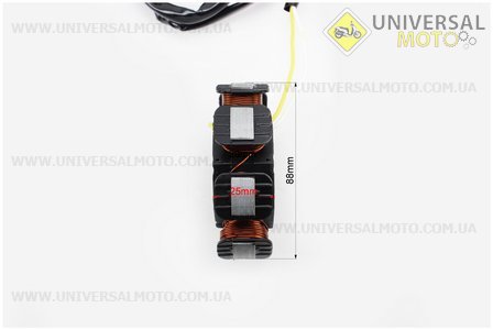 Статор магнето (генератора) Honda DIO AF34 / 35 (8 котушок роз'єм "мама 3"). HAORUN (Запчастини до японського скутера / UM3317-V97)