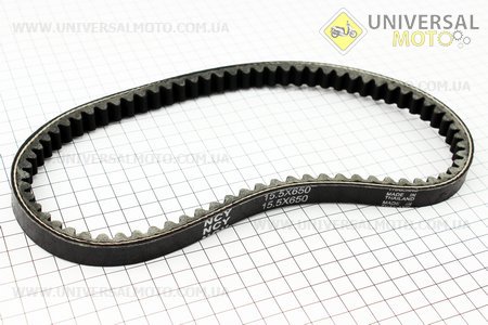 Ремень 650х15,5 Honda DIO, Тайвань. NCY (Скутер Honda DIO \ UM3318-V06)