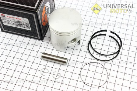 Поршень, кольца, палец к-кт Yamaha JOG72 3KJ 47мм STD (палец 10мм)