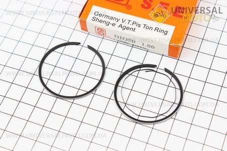 Кольца Honda DIO50 39мм +1,00 желтая коробка