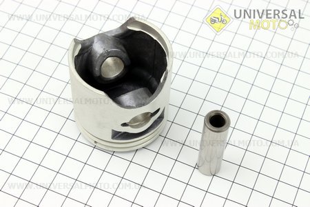 Поршень, кольца, палец комплект Honda DIO ZX80 48мм + 0,50 желтая коробка (палец 12мм). SEE (Скутер Honda DIO \ UM3318-V88)