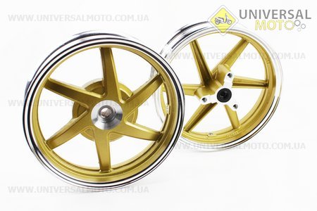 Диск колесный ЛИТОЙ задний + передний (диск. торм.) Honda DIO