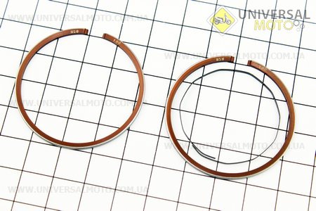 Кільця поршневі Honda DIO ZX50 40мм +1,00 (замки верхні). MSU (Запчастини до японського скутера / UM3319-V34)