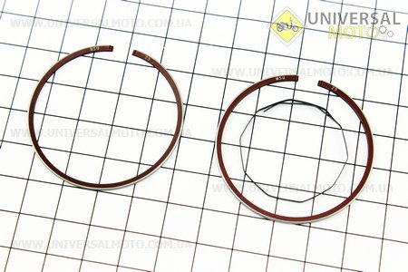 Кольца поршневые Honda DIO65 43мм + 0,25. MSU (Скутер Honda DIO \ UM3319-V44)