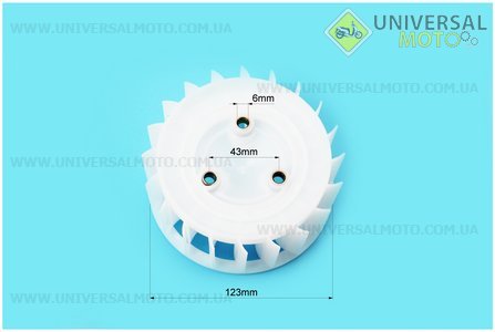 Крильчатка магнето (охолодження) Yamaha AXIS, BWS. Китай (Запчастини до японського скутера / UM3319-V73)