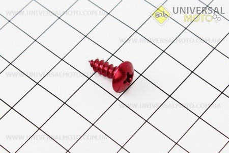 Саморез алюминевый 4х12 КРАСНЫЙ