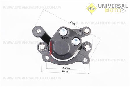 Гальмівний супорт передній лівий, механічний. Китай (Запчастини на квадроцикли / UM3350-V10)