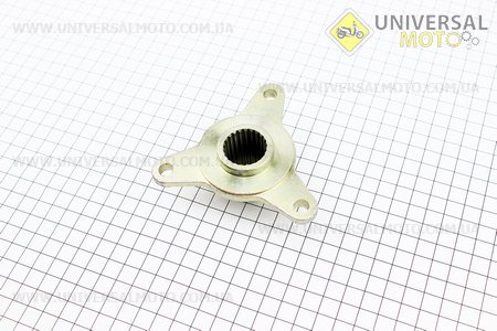 Ступица колеса со шлицами для оси 22мм под 3 болта