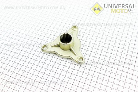 Ступица колеса со шлицами для оси 22мм под 3 болта