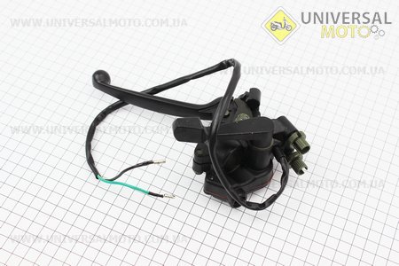 Важіль газу і гальма в зборі (з стоянковим фіксатором). Китай (Запчастини на квадроцикли / UM3350-V82)