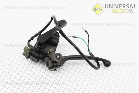 Важіль газу і гальма в зборі (з стоянковим фіксатором). Китай (Запчастини на квадроцикли / UM3350-V82)