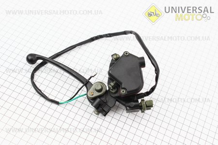 Важіль газу і гальма в зборі (з стоянковим фіксатором). Китай (Запчастини на квадроцикли / UM3350-V82)