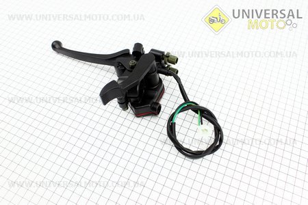 Важіль газу і гальма в зборі (з стоянковим фіксатором). Китай (Запчастини на квадроцикли / UM3350-V82)