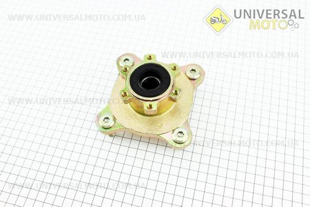 Ступица колеса переднего для оси 17мм на 4 болта с креплением диска тормозного
