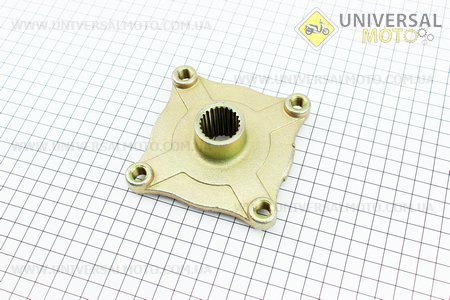 Ступица колеса со шлицами для оси 22мм под 4 болта. Китай (Квадроцикл / UM3350-V86)