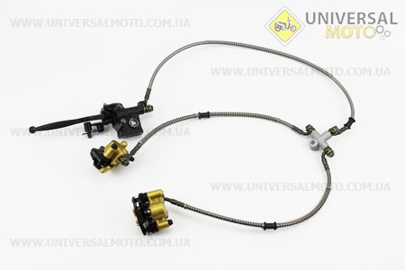 JS250ATV-3 - Тормозная система передняя в сборе. Китай (Квадроцикл / UM3351-V27)