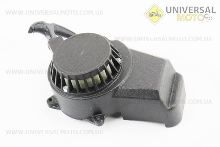 ATV дитячий - Кришка двигуна з ручним стартером в зборі (метал "чорний"), тип. 1. Китай (Запчастини на квадроцикли / UM3351-V52)