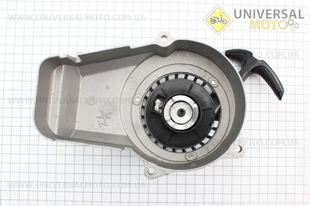 ATV дитячий - Кришка двигуна з ручним стартером в зборі (метал "сірий"), тип. 2. Китай (Запчастини на квадроцикли / UM3351-V53)