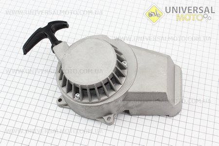 ATV дитячий - Кришка двигуна з ручним стартером в зборі (метал "сірий"), тип. 2. Китай (Запчастини на квадроцикли / UM3351-V53)