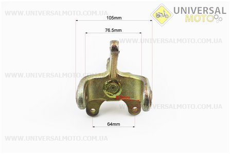 Цапфа (поворотный кулак) ATV 150-250 правый (ось 17мм), тип №2. Китай (Квадроцикл / UM3351-V73)