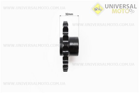 Зірка приводна задня шліцьова 530-16T (втулка d = 25мм, L = 32мм). Китай (Запчастини на квадроцикли / UM3352-V31)