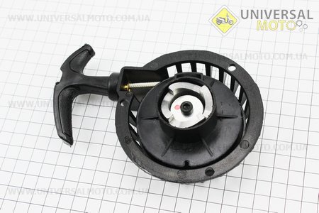 ATV дитячий - Кришка двигуна з ручним стартером в зборі (метал "чорний"), тип. 3. Китай (Запчастини на квадроцикли / UM3353-V13)