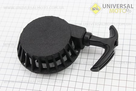 ATV дитячий - Кришка двигуна з ручним стартером в зборі (метал "чорний"), тип. 3. Китай (Запчастини на квадроцикли / UM3353-V13)