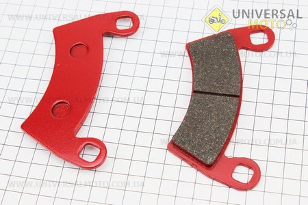 Гальмівні колодки (дискові) POLARIS 400-500EFI / Ranger 500 2x4 / Ranger 700 6x4EFI / Ranger XP 700 4x4 / Ranger XP 800 / Ranger 6x6 800 / Ranger Crew, комплект 2шт. YONGLI (Запчастини на квадроцикли / UM3353-V17)