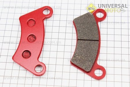 Гальмівні колодки (дискові) ATV -50/100/150/200/250/300см.куб., комплект 2шт, тип 1. YONGLI (Запчастини на квадроцикли / UM3353-V19)