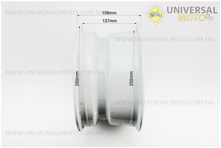 УЦІНКА ATV Диск передній сталевий ATV 250cc на 4 болта (невеликий наліт). Китай (Диски до скутера / UM3353-V61)