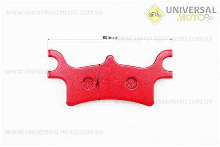 Гальмівні колодки (дискові) POLARIS Magnum 325 / Sportsman / ATV Pro 500 / PPS / PTV 4 * 4 комплект 2шт. YONGLI (Запчастини на квадроцикли / UM3354-V06)