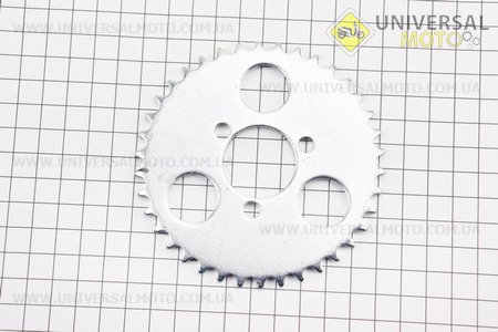 ATV дитячий - Зірка задня Т8F-38T-d = 29; 3 отвори * 34мм. Китай (Запчастини на квадроцикли / UM3354-V11)