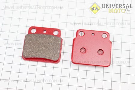 Гальмівні колодки (дискові) KAWASAKI ATV-KSF 400; SUZUKI ATV-LT250/ LT-Z 400/ EBC NO FA137 LT-R 450/ LT 500 комплект червоні. YONGLI (Запчастини на квадроцикли / UM3354-V44)