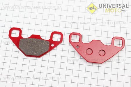 Колодки гальмівні (дискові) POLARIS SIDExSIDE/ Ranger RZR 170 комплект червоні. YONGLI (Запчастини на квадроцикли / UM3354-V47)