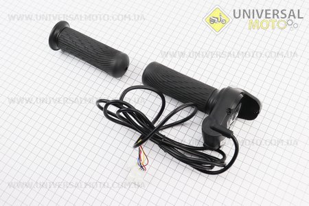 ATV дитячий ЕЛЕКТРО - Рукоятка керма ліва / права з блоком комплект, тип 2. Китай (Запчастини на квадроцикли / UM3354-V49)