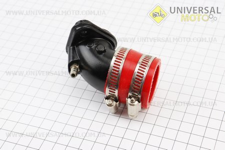Патрубок карбюратора 29/34мм поворотний. Китай (Запчастини на квадроцикли / UM3354-V59)