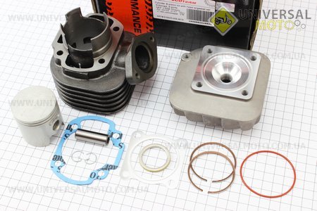 Цилиндр к-кт (цпг) Honda DIO ZX/AF34 70cc-47мм + головка цилиндра, CMR (Тайвань)