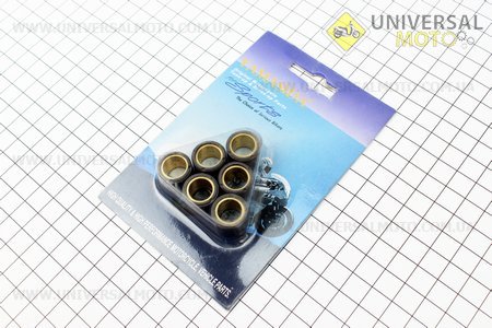 Ролики вариатора 6шт, Honda/GY6 16*13 - 5,0гр, Тайвань