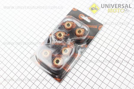 Ролики вариатора D-форма 6 штук, 15*12 - 7г, Тюнинг. Scooter-M (Японский скутер \ UM3360-V45)