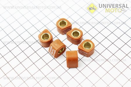 Ролики вариатора D-форма 6 штук, 15*12 - 7г, Тюнинг. Scooter-M (Японский скутер \ UM3360-V45)